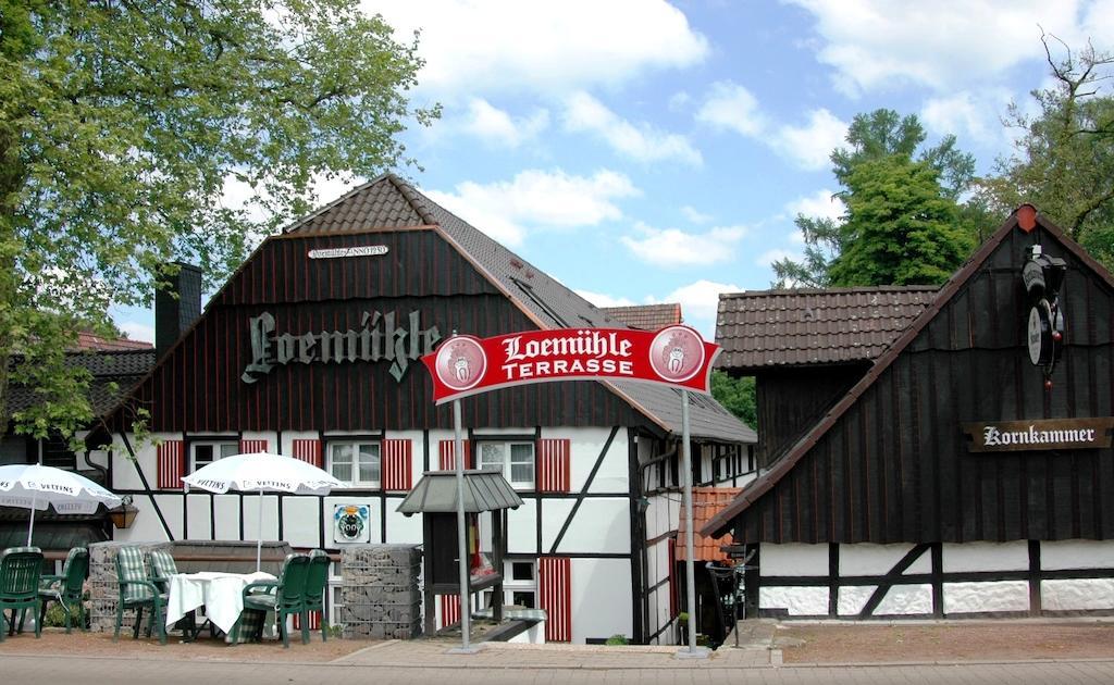 Hotel & Gastropark Loemuhle-Restaurant-Biergarten 마를 외부 사진